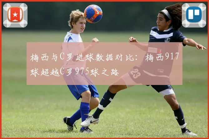 梅西与C罗进球数据对比：梅西917球超越C罗975球之路