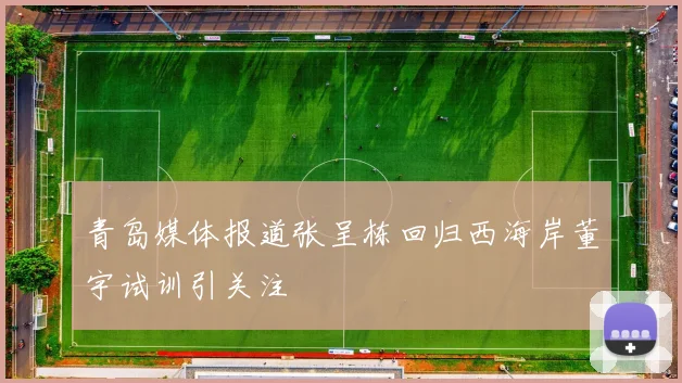 青岛媒体报道张呈栋回归西海岸董宇试训引关注